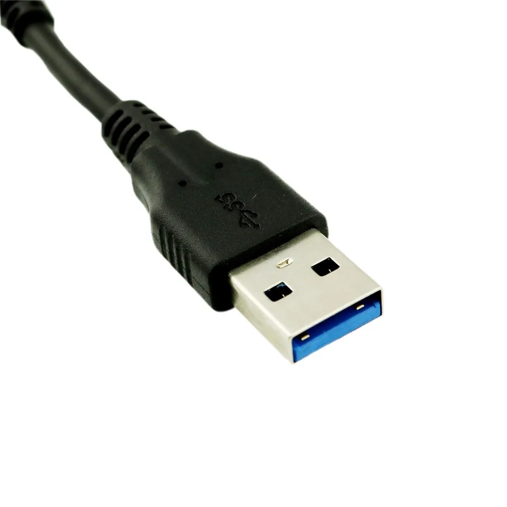 1 шт. короткий 10 см 5 Гбит/с USB 3,0 A штекер Micro B штекер 10 Pin высокоскоростной адаптер конвертер кабель для передачи данных шнур черный