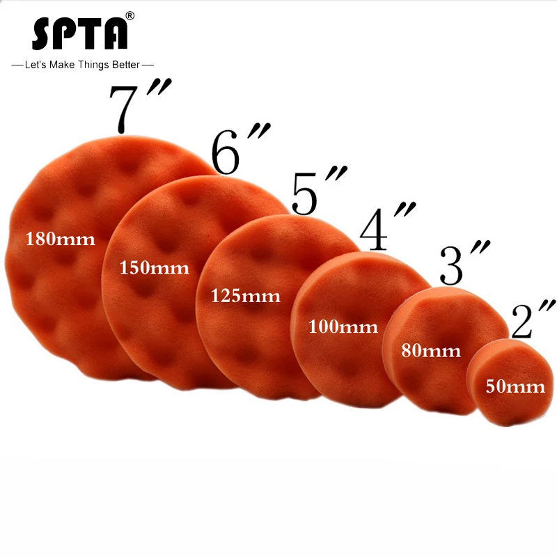 SPTA 2 &quot(50 мм)/3&quot(80 мм)/4 &quot(100 мм)/5&quot(125 мм)/6 &quot(150 мм)/7&quot(180 мм) полировальные колодки