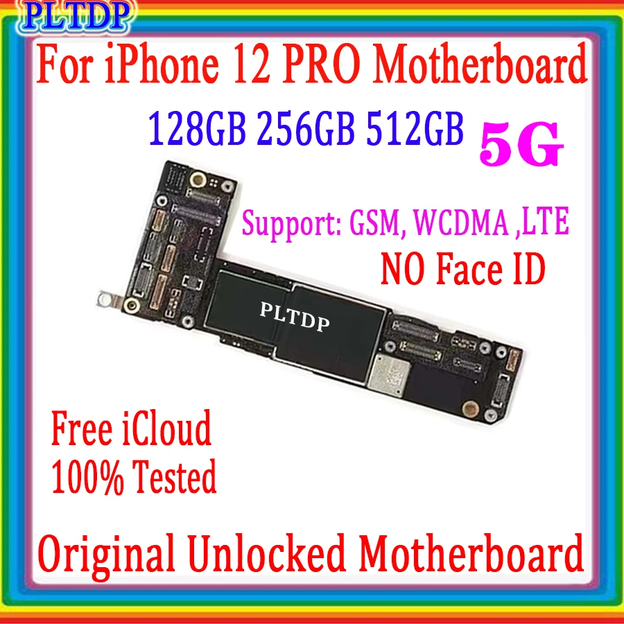 100% Оригинальный Бесплатный icloud для материнской платы iphone 12 Pro с/без