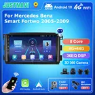 Автомобильный радиоприемник с Wi-Fi для Mercedes Benz Smart Fortwo 2005 - 2009 Автомобильный Carplay Android 10,0 мультимедийный видеоплеер GPS навигация DSP