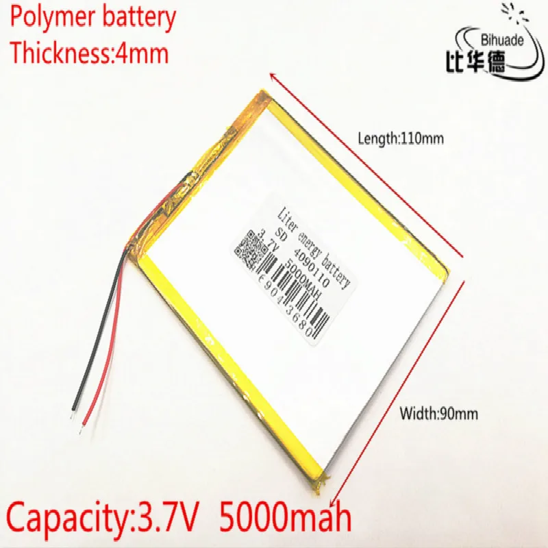 3 7 в 5000 мАч 4090110 (полимерная литий-ионная батарея) батарея для планшетного ПК
