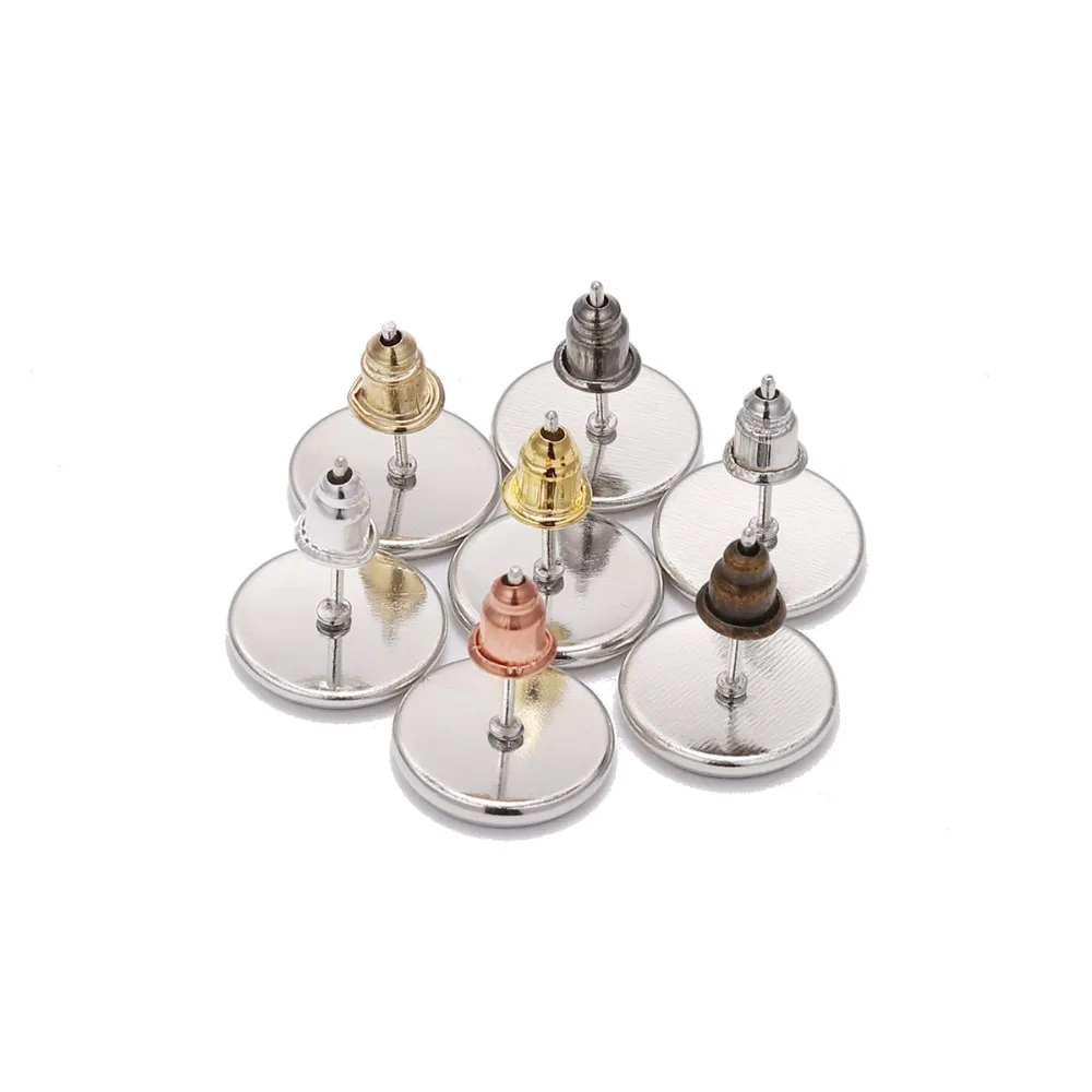 200 шт. 5х6 мм колпачки для серег шпильки сережек заглушки ушей гайки сделай сам