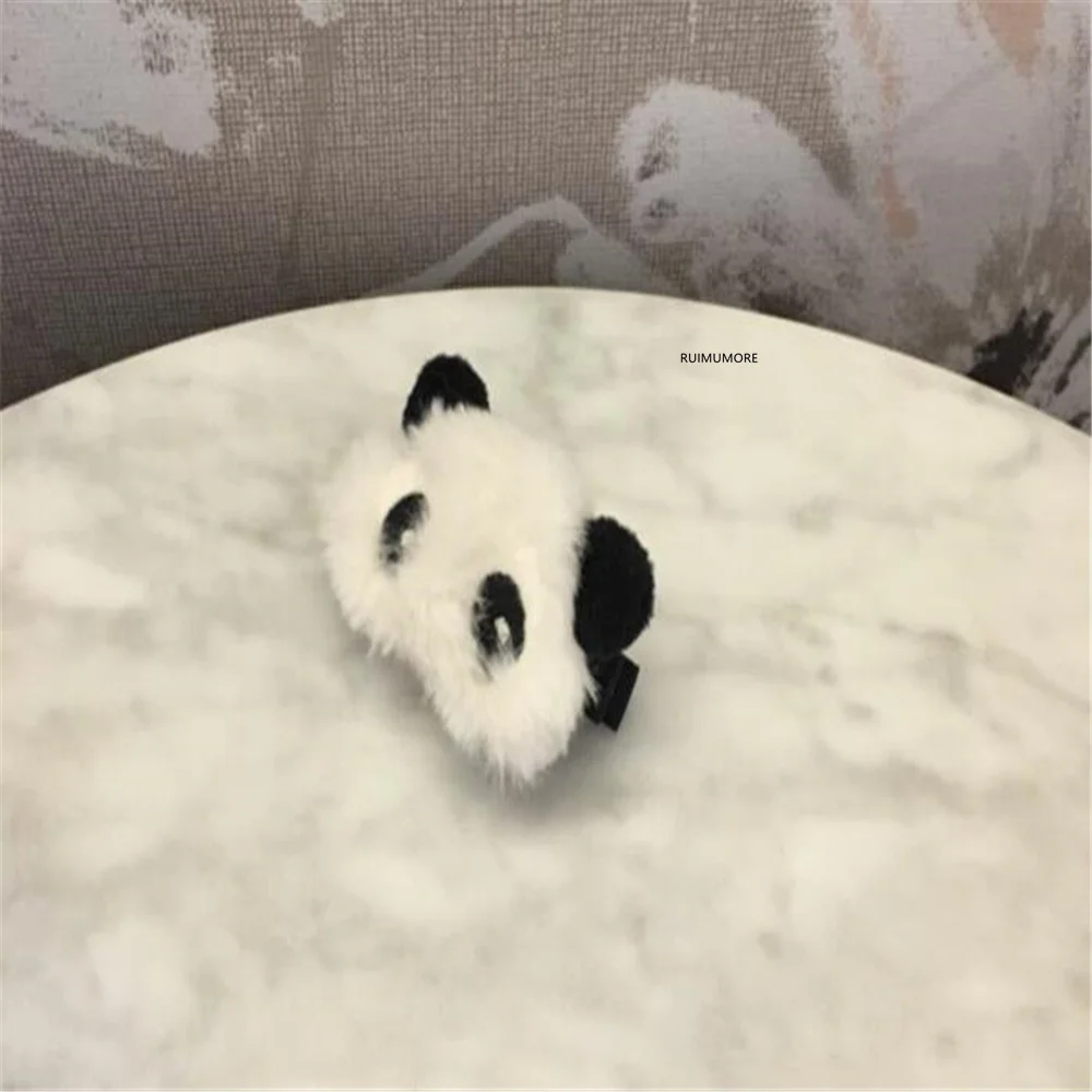 Дизайн панды-прибл. 6 см Плюшевые набивные украшения для девочек резинка волос