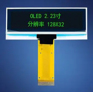 2,23 дюйма 24P SPI синий/зеленый/белый/желтый oled-экран SSD1305 Привод IC 128*32 параллельный/igc интерфейс - Цвет: Green Display