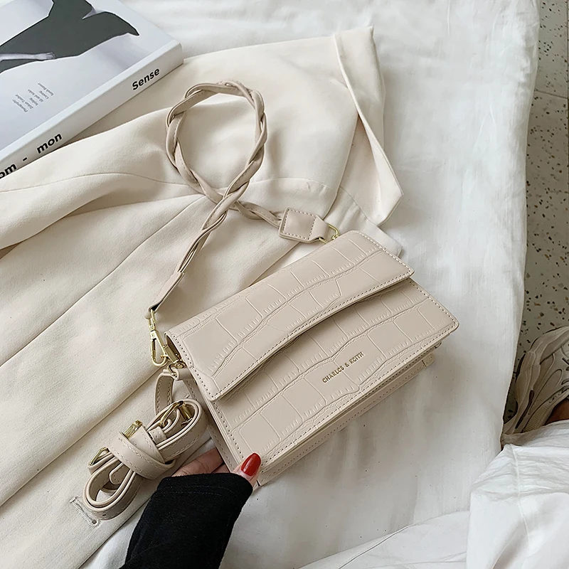 

2021 summer new fashion messenger bag ladies casual shoulder bag mini bag stone pattern female bag luxury designer female bag