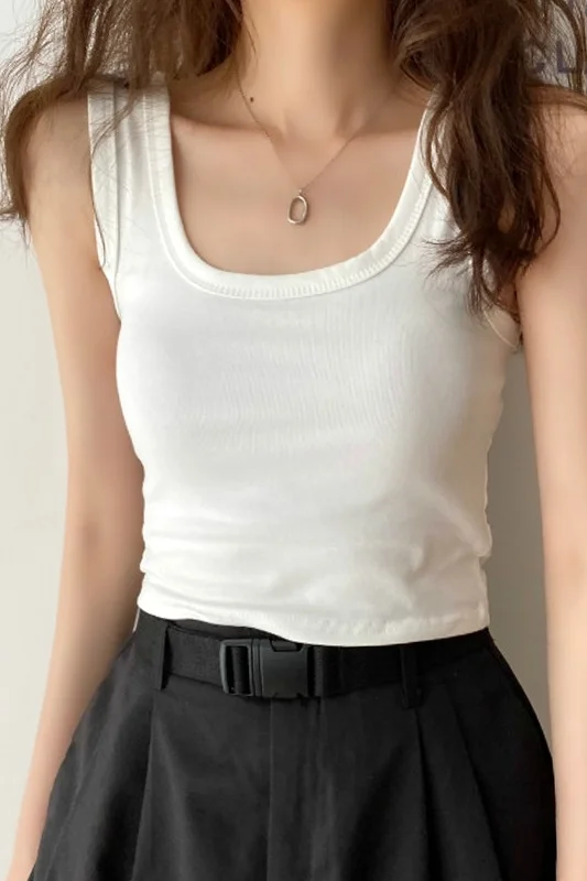 Женский спортивный жилет на бретелях белая рубашка без рукавов Новинка лета 2021 |