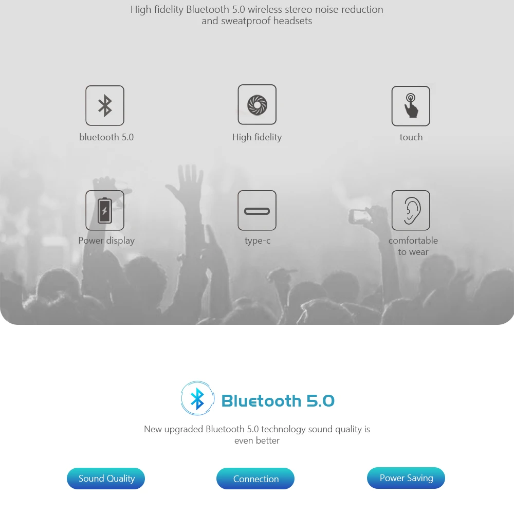 CBAOOO J15 TWS Mini V5.0 Bluetooth наушники сенсорная беспроводная гарнитура 6D стерео звук вкладыши двойной микрофон наушники водонепроницаемые