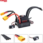 RC ESC водонепроницаемый 25A 35A 45A 60A 80A 120A 150A ESC Бесщеточный бесщеточный контроллер скорости XT60 разъем для 18 110 112 120 RC автомобиля