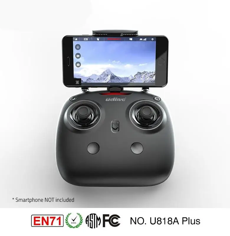 Hobbylan UDI U818A Plus WIFI 2 4 ГГц и FPV Дрон wtih 120 градусов широкоугольный HD камера VS