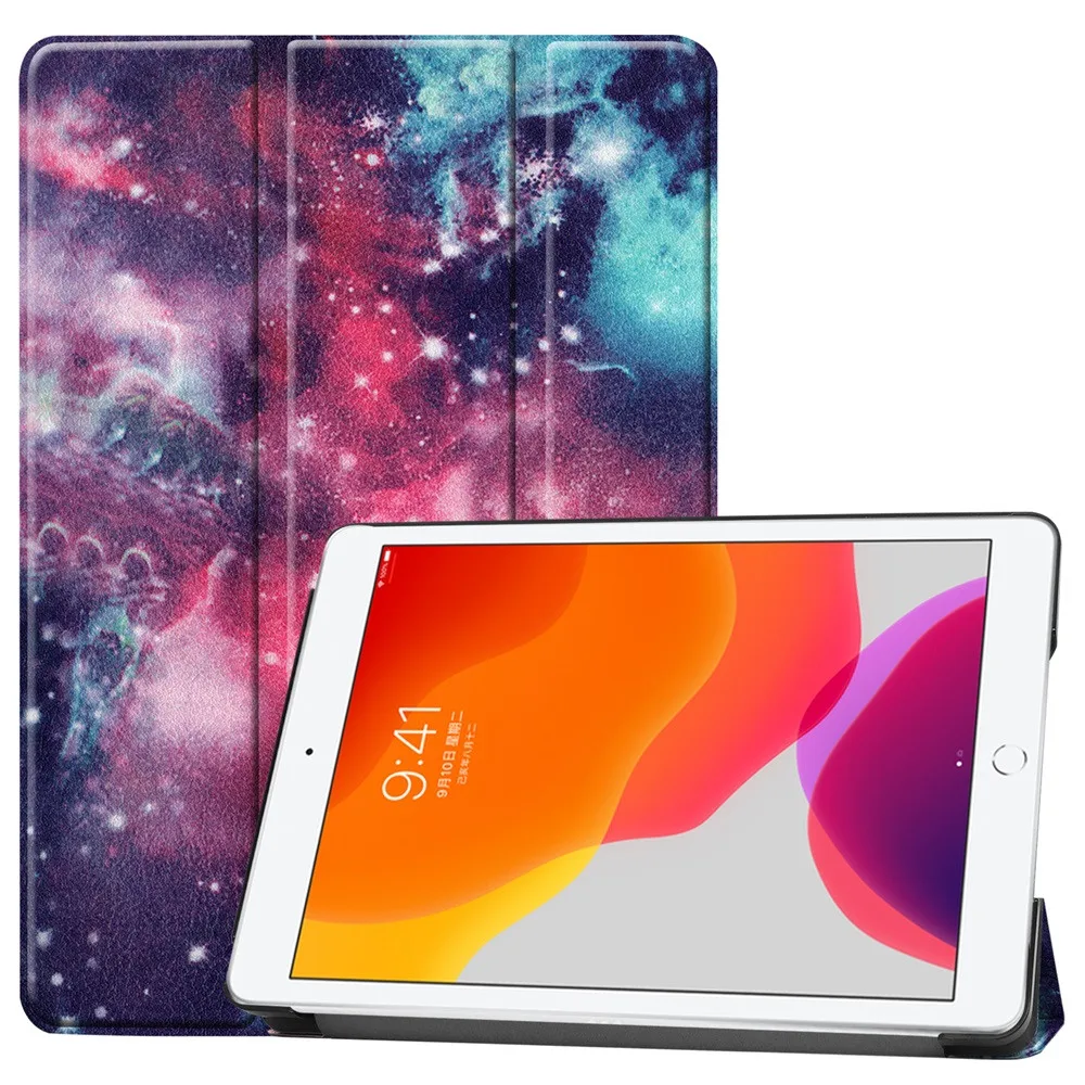 Mosunx 2020 новый цветной Повседневный чехол для нового iPad 7 10 2 дюйма умный тонкий