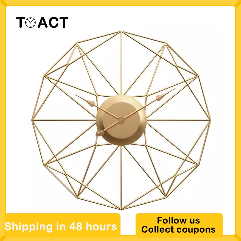 Настенные часы в скандинавском стиле украшение для гостиной настенные с