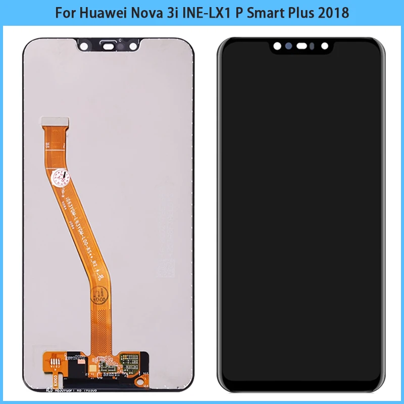 

6.3" For Huawei Nova 3i INE-LX1 LX2 L21 LCD Display Touch Screen Digitizer Assembly P Smart Plus 2018 LCD Panel Screen Replace