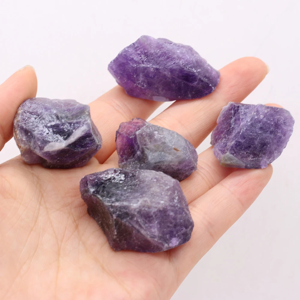 

1Pcs Natural Quartz Stone Amethyst Rough Gravel Healing Reiki Crystal Nugget Stone for Gemstone Gift Collection and Home Decor