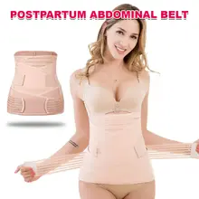 Cinturón posparto 3 en 1 para el Abdomen, banda para el Abdomen, Pelvis, cinturón posparto, ropa moldeadora de recuperación transpirable (1)
