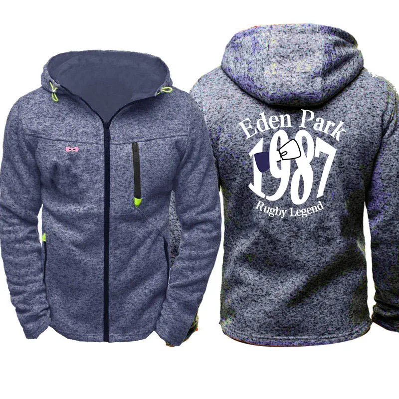

2021 New hoodie men's fashion personality zipper sweatshirt men's printed hooded sportswear hip-hop autumn hoodie men's