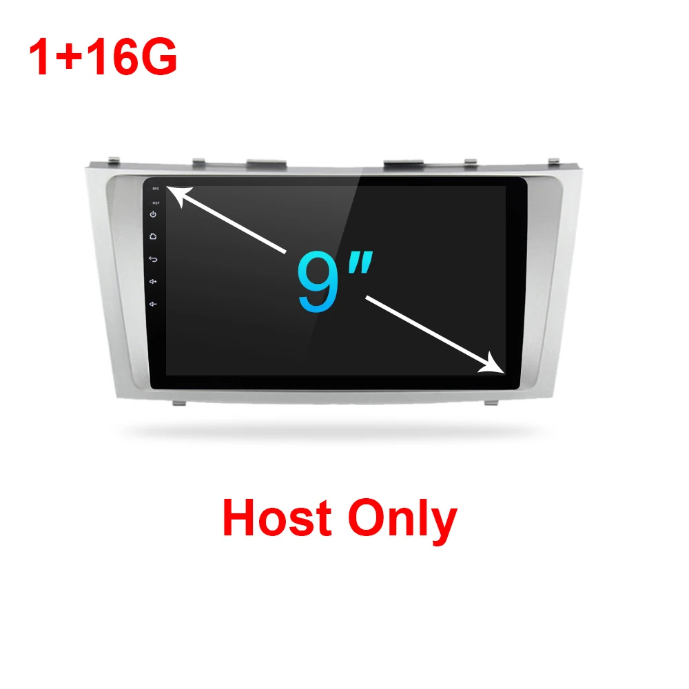 1 16G Android 9.1 2G+32G Car Multimedia Player GPS Navigation Bluetooth Radio Player for Toyota Camry 2006 2007 2008 2009 2010 2011 - Цвет: 1 16G
