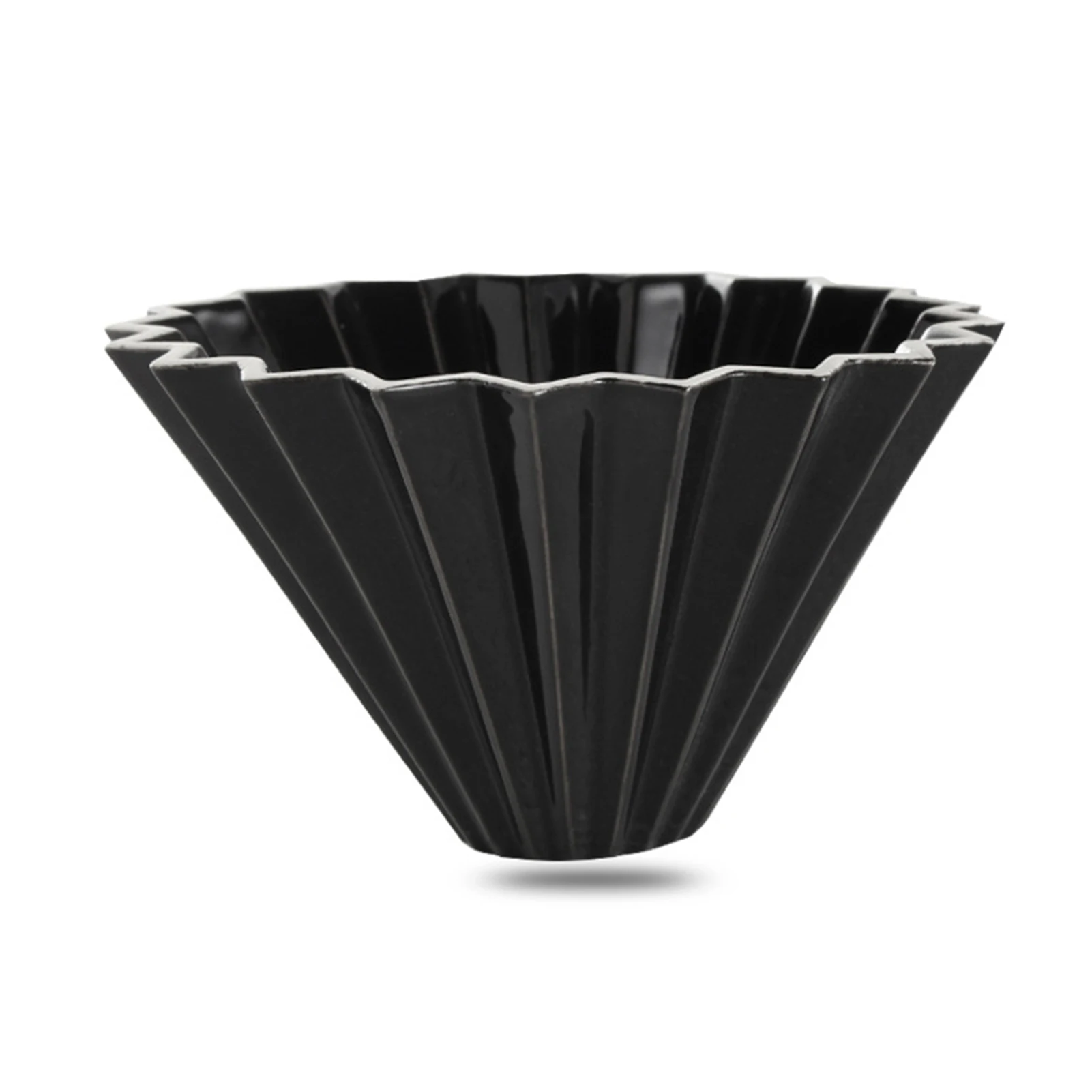 

Cafe Espresso Coffee Pour Over Home Kitchen Cone Reusable Ceramic Origami Easy Clean Solid Funnel Dripper Filter Cup Restaurant