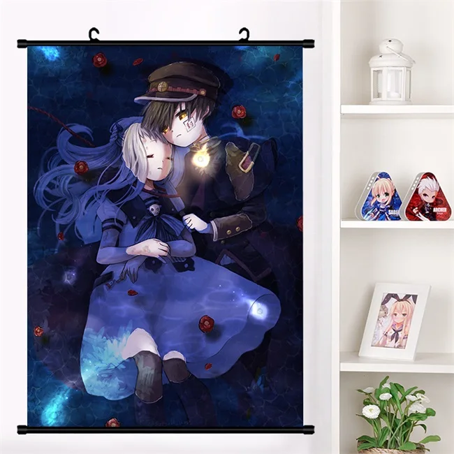 H Аниме Туалет-Hanako-кун Jibaku Shounen аниме настенные настенный плакат отаку коллекция домашнего декора искусства - Цвет: H