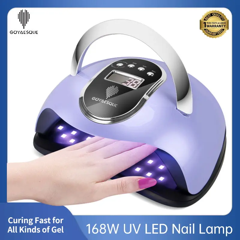 Лампа для сушки гель лака 168 Вт|Сушилки ногтей| |