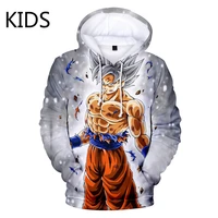 hot sale anime goku 3d hoodie sweatshirts students children hoodie kids funny high quality boys girls jacket teen pullover