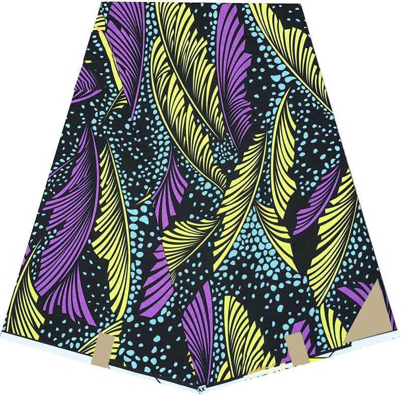 Африканский батик ткань 6 ярдов/партия 100% воск хлопок настоящий Нигерия Анкара