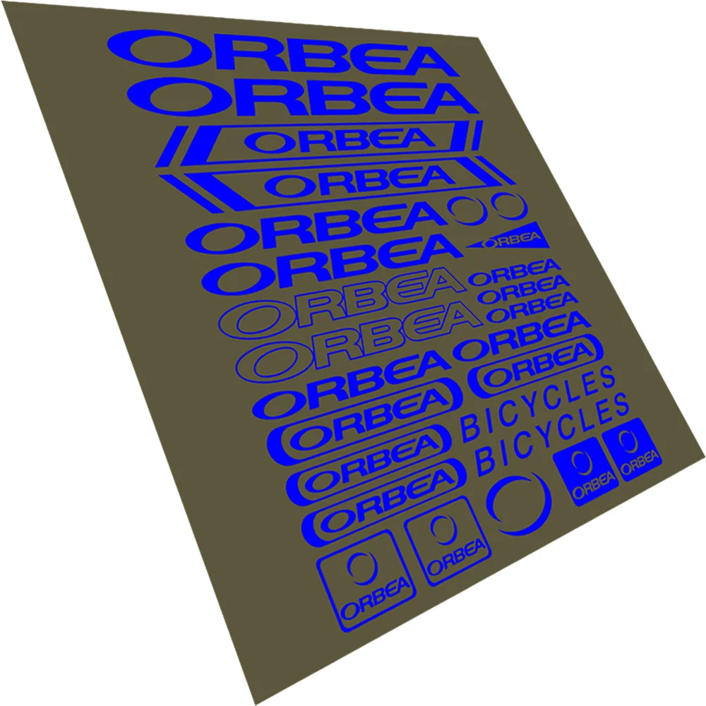 Виниловые графические наклейки для горного велосипеда ORBEA на раму кузов