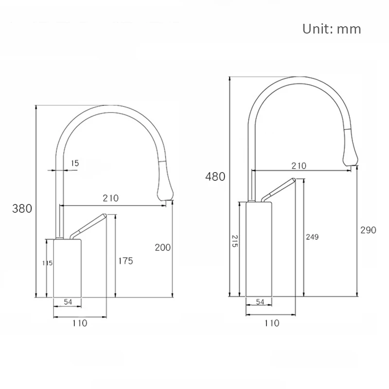 Современные матовые золотисто-белые смесители для раковины с одной ручкой