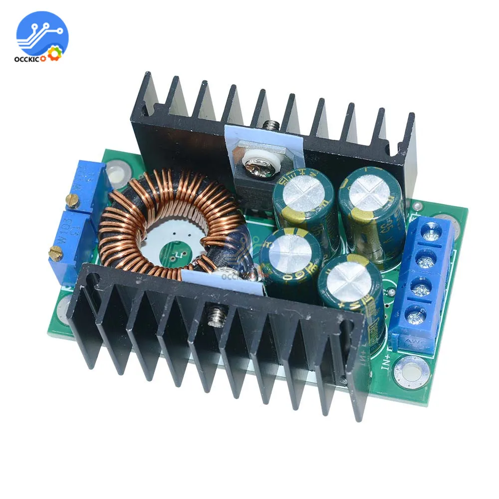 XL4016 Max 9A 300W DC понижающий модуль 5 40 В до 1 2 35V регулируемый постоянный ток