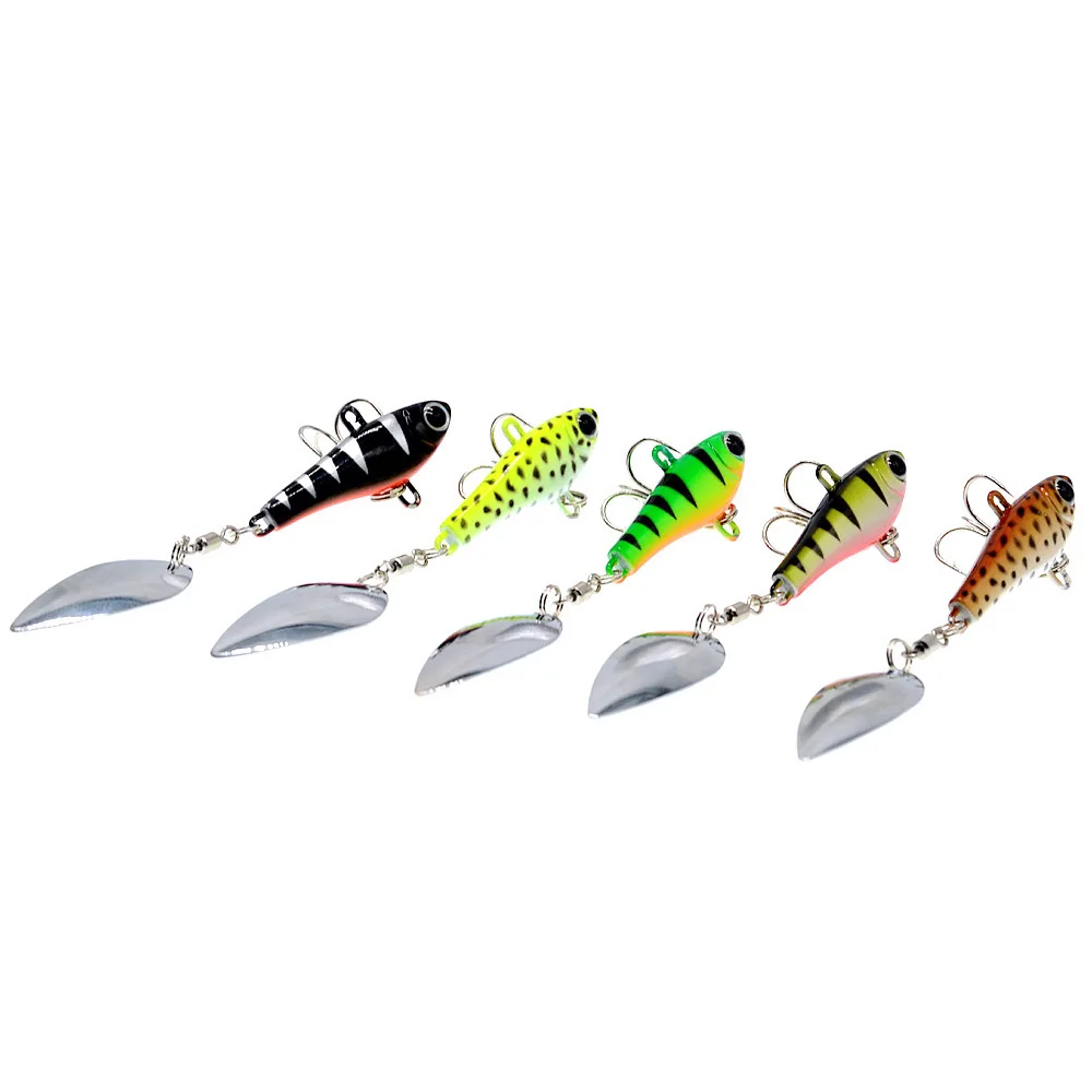 5 шт./лот 20 г Вибрирующая задняя спиннинговая приманка блесна металлический джиг