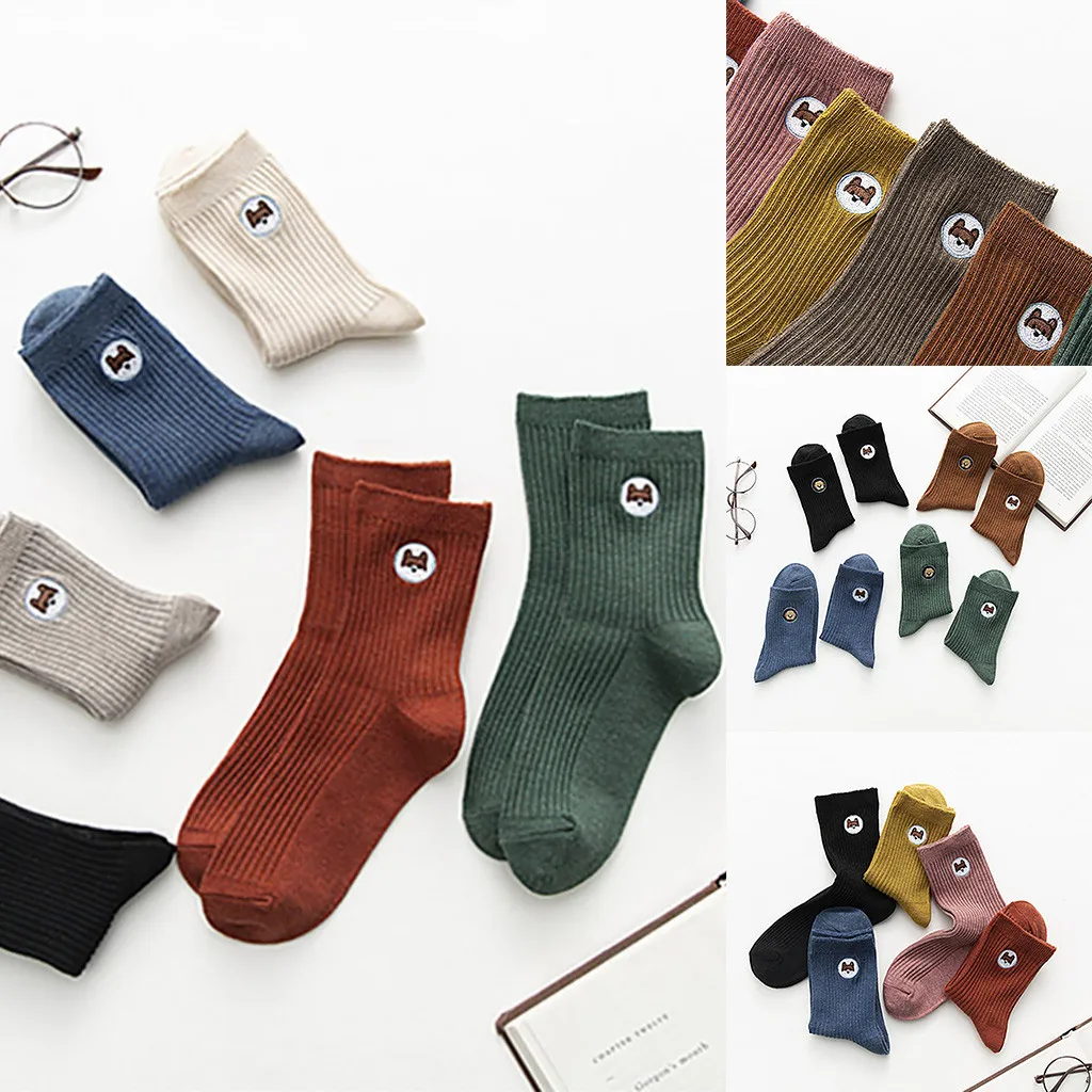 Женские носки с вышивкой мягкие для сна|Носки| |