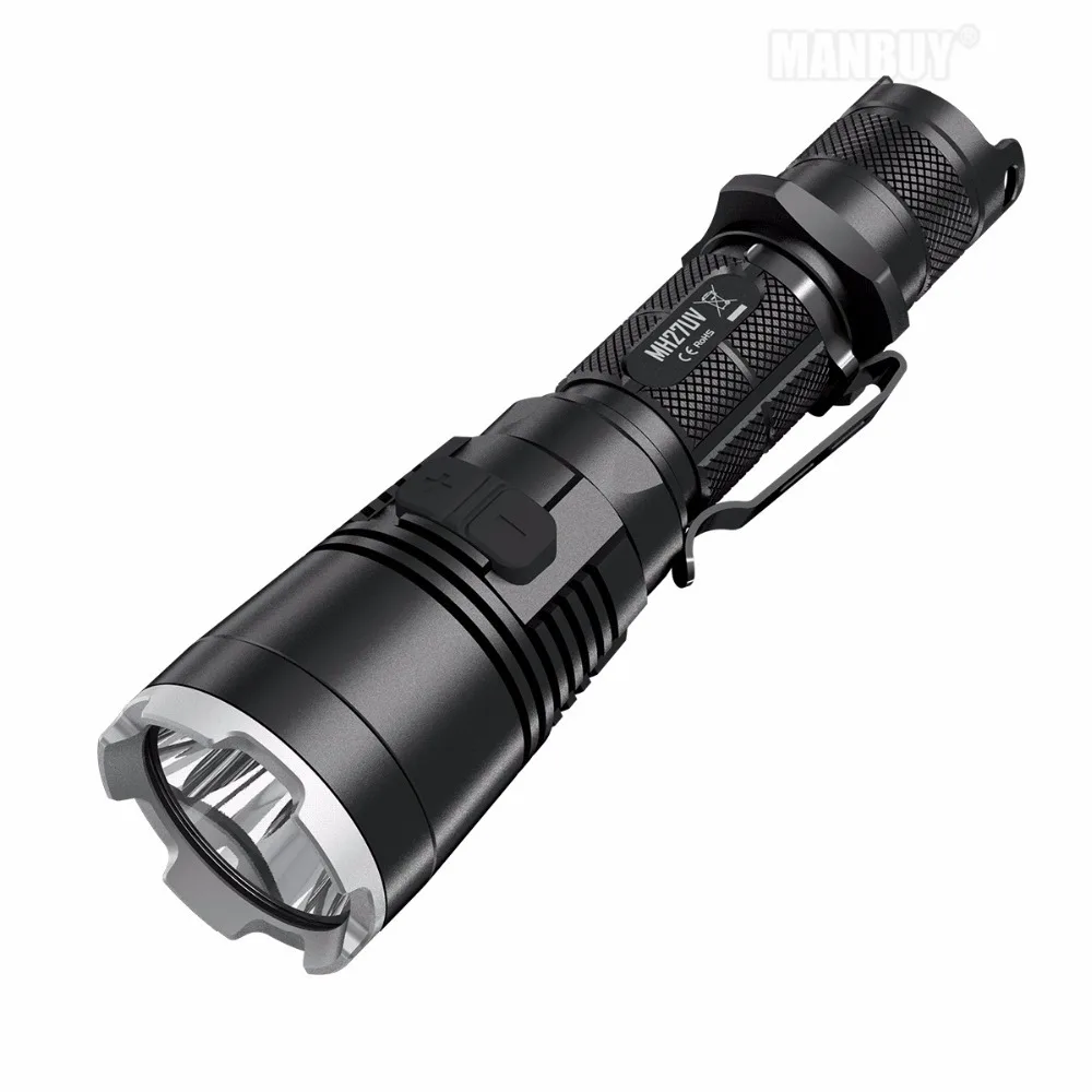 2021 NITECORE 1000LM MH27UV Тактический далеко идущие вспыш и чудо красные синие 365nm