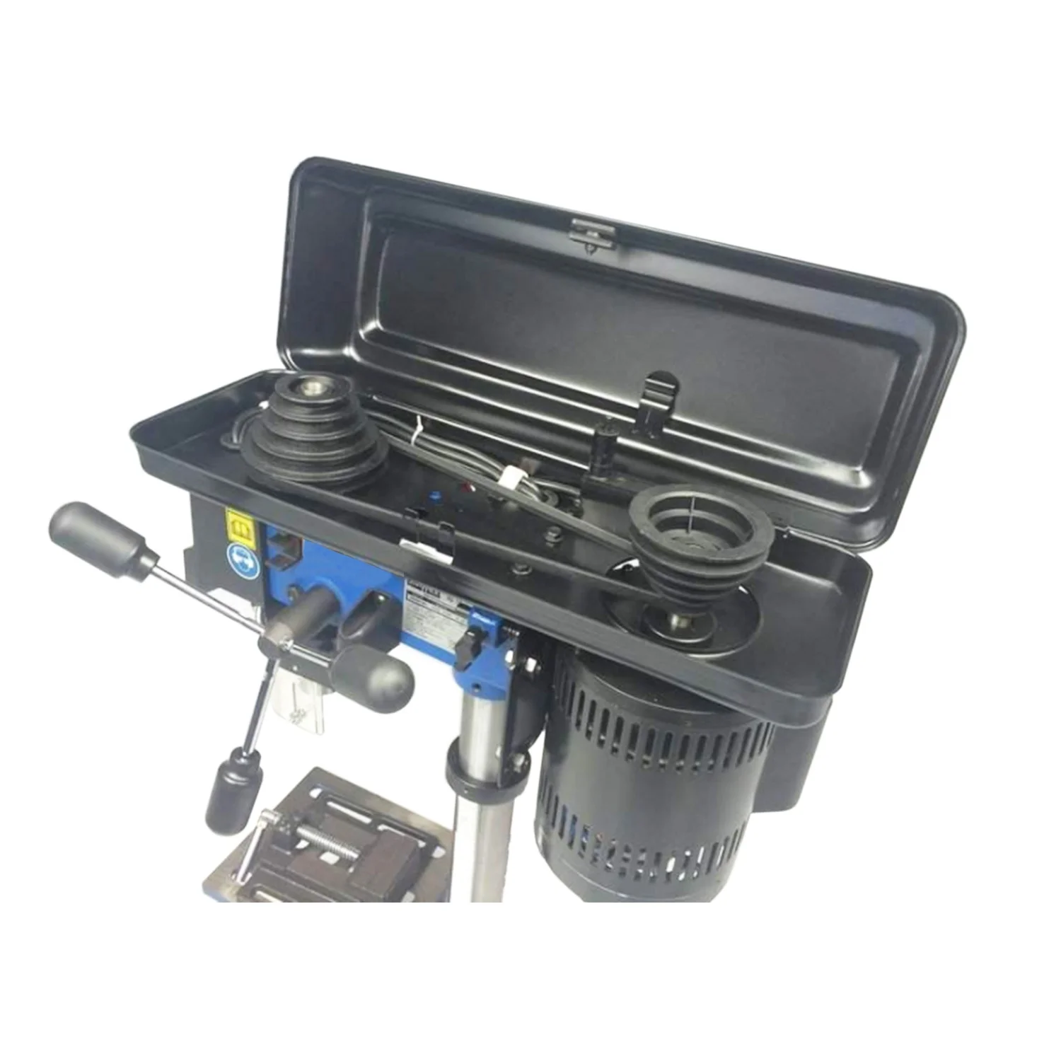 

Item#DP2501A Small Benchtop Drill Press with Laser Guide and Vise