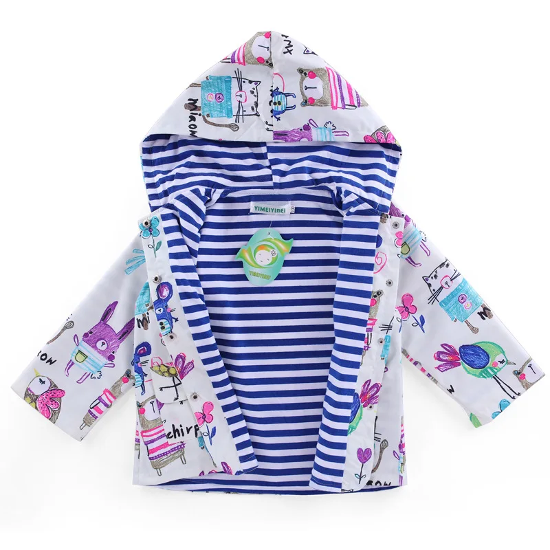 Детский милый дождевик водонепроницаемый детское непромокаемое ветрозащитное
