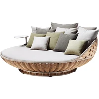 outdoor bed and hammock double swing rocking chair indoor adult cradle courtyard rattan sofa