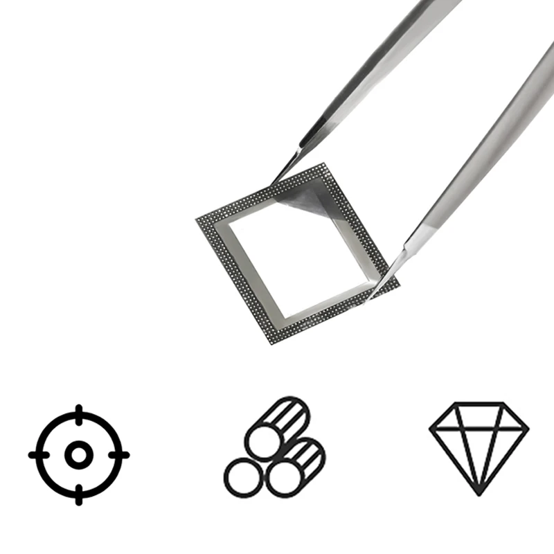 Точный Пинцет из нержавеющей стали пинцет для отпечатков пальцев промышленный