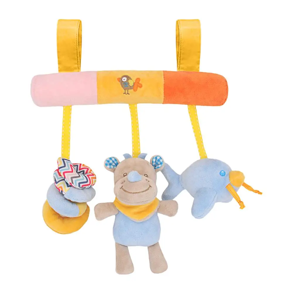 Детская коляска детская кроватка плюшевая подвесная игрушка-Жираф подвеска с