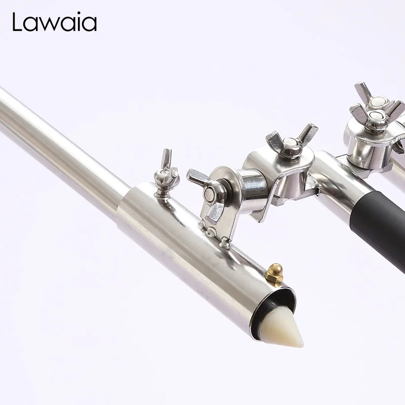 Двойная стойка Lawaia для рыболовных снастей коробка из нержавеющей стали
