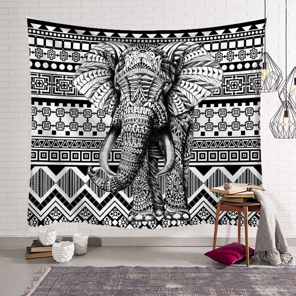 Психоделическая цветная подвесная ткань в богемном стиле украшение для