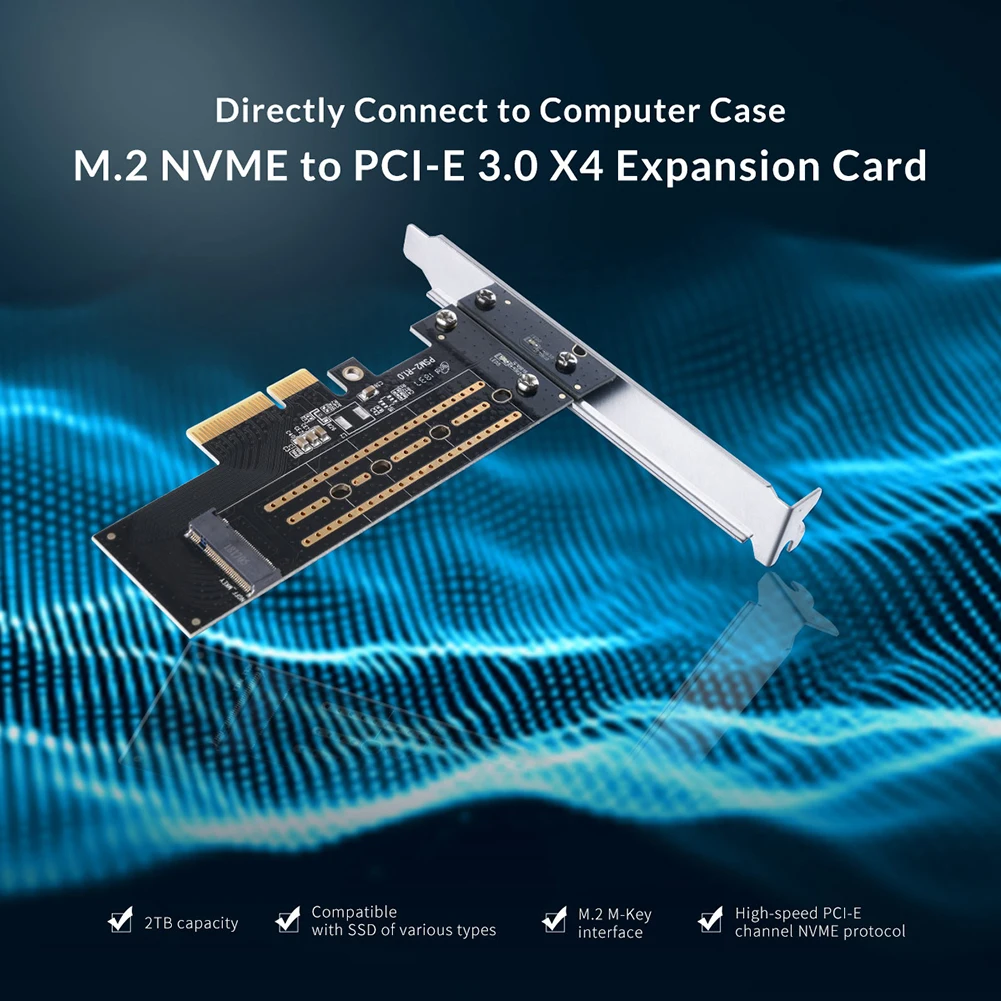плата расширения orico m 2 nvme на pci e 30 x4 pcie 30 gen3 x4