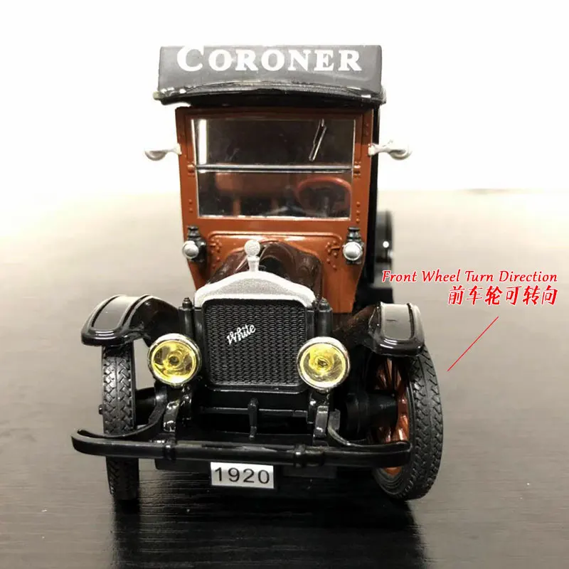 Подпись 1/32 весы Винтаж автомобиля 1920 белый Ван Литье металла модель игрушка для