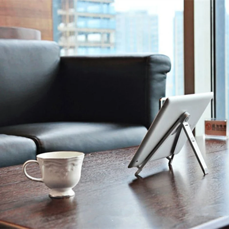 

Collapsible Tablet Holder for Ipad Phone Holder Aluminum Triangle Bracket 13'' Laptop Universal Metal Three-legged Lazy Bracket