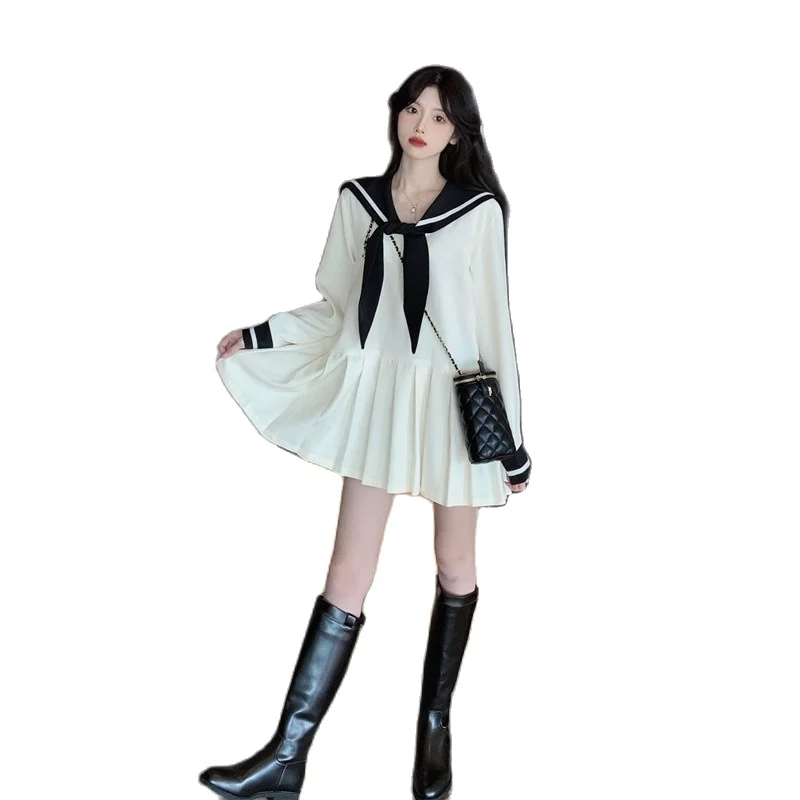 

JK School Uniform Kawaii Dress Lovely Girl Skirt Lolita Women Summer Dress Sweet Girl Loose Vetidos Vintage Clothes