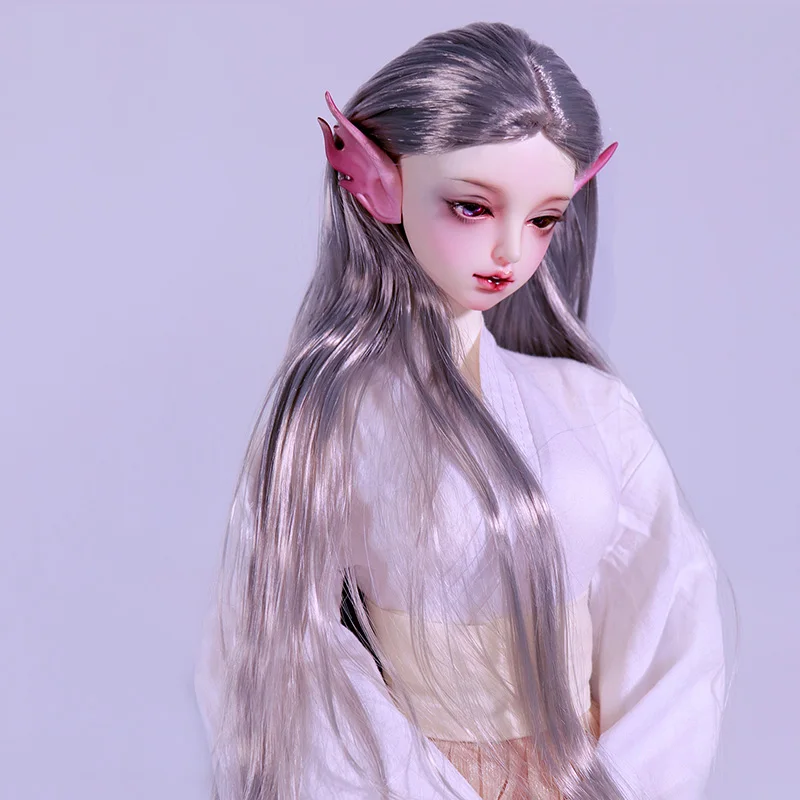 

Bybrana Bjd Doll 1/3 1/4 1/6 Mid-Point Milk Silk Wig