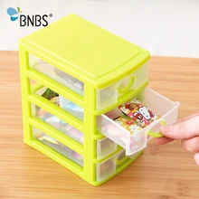 BNBS маленький ящик Органайзер для шкафа пластиковый ящик для хранения комод единиц настольного хранения многослойная Организация макияж органайзер для ящика коробка для конфет