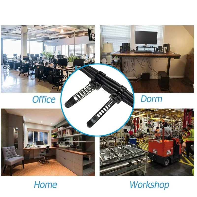 

200Pcs Adhesive Cable Clips Wire Clips Car Cable Organizer Cable Wire Management Cable Holder for Car Office