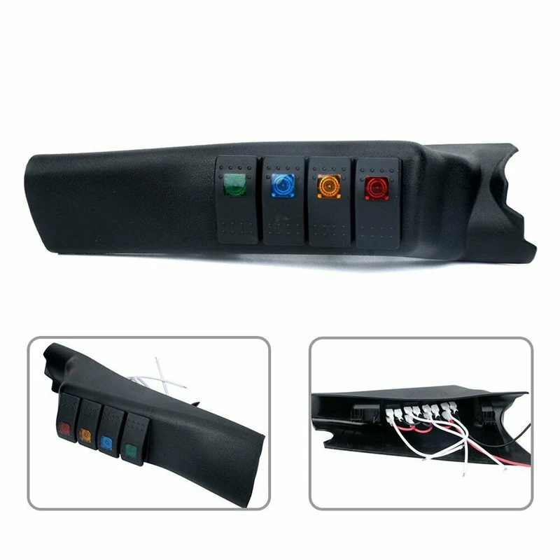 Автомобильный переключатель А столба Pod панель Левая сторона рокер для Jeep Wrangler JK