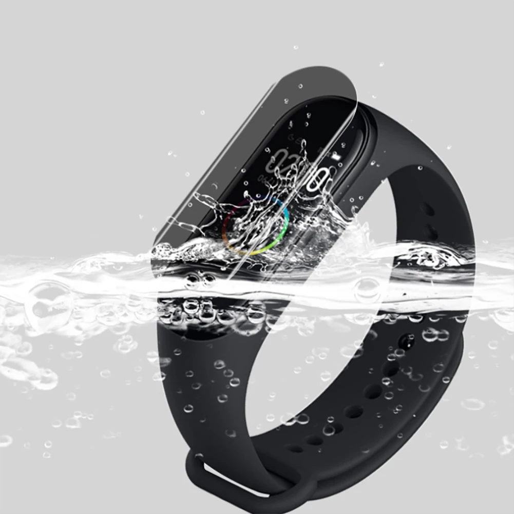 Водонепроницаемая Гидрогелевая Защитная пленка для Xiaomi Mi Band 4 защитная пленка полноэкранная проницаемая пленка HD Explosion