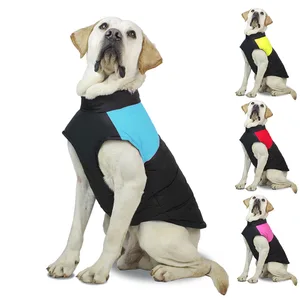 Pet Clothes Autumn Winter Thickened Big Dog Clothes Waterproof And Warm Pet Dog Clothes Large And Medium-sized Dog Cotton Vest