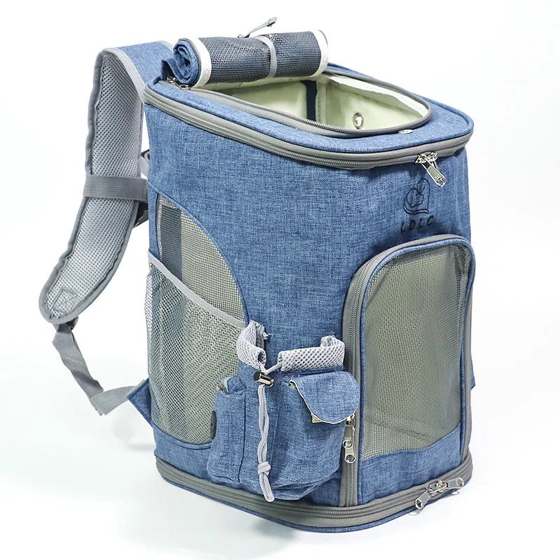 Denim Blue Переноска для кошек, дышащая переноска для домашних животных, модная сумка на плечо для собак, для щенков, для путешествий, чехол для переноски домашних животных - Цвет: Denim Blue
