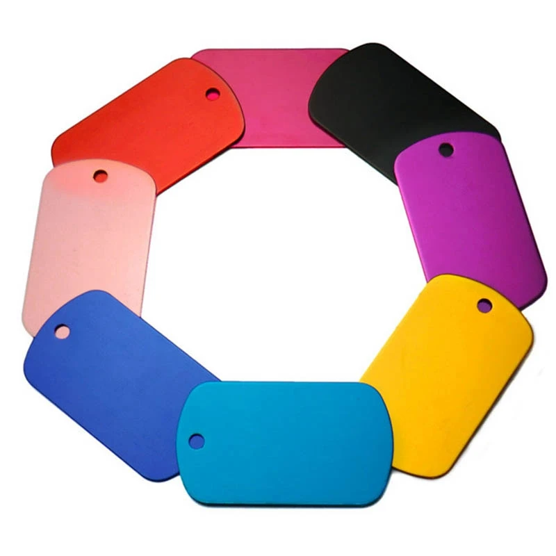 100 шт. персонализированные круглые идентификационные бирки для собак кошек